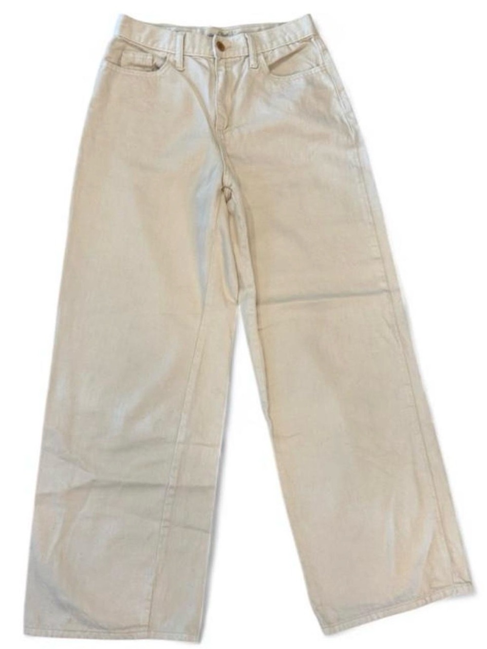 Universal Thread Relaxed Wide Leg Cream Jean